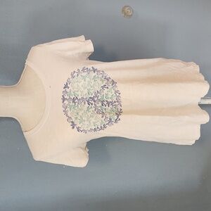 Vintage 90's Y2K Lucky Brand destroyed Grunge High-low Hem 100% Cotton Baby Doll